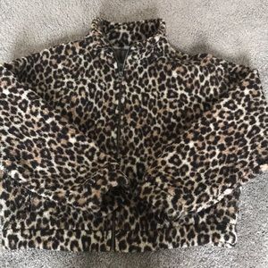 Leopard Zip Up